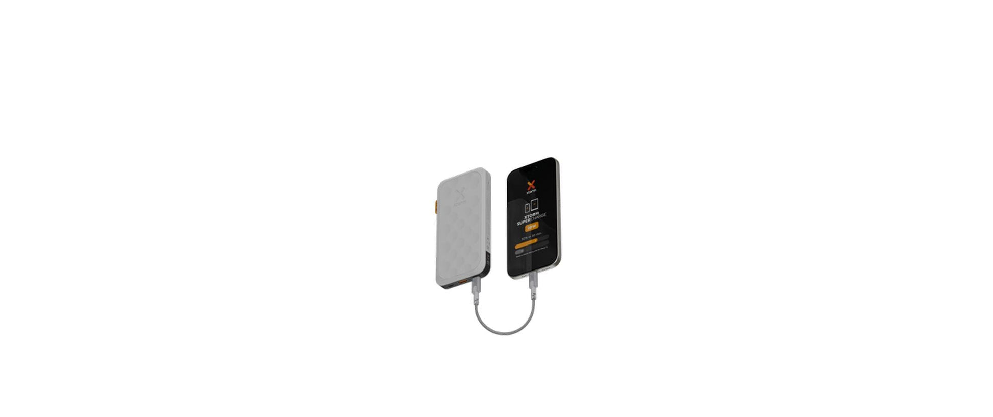 Xtorm Fuel Series 5 Powerbank 10'000 mAh – 20 W PD, 2× USB-C, 1× USB-A, weiss