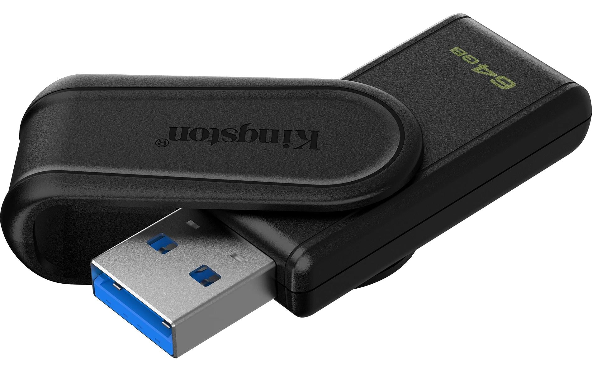 Kingston Technology Kingston DT Exodia S USB-Stick – 64 GB, USB 3.2 Gen 1, Schwarz