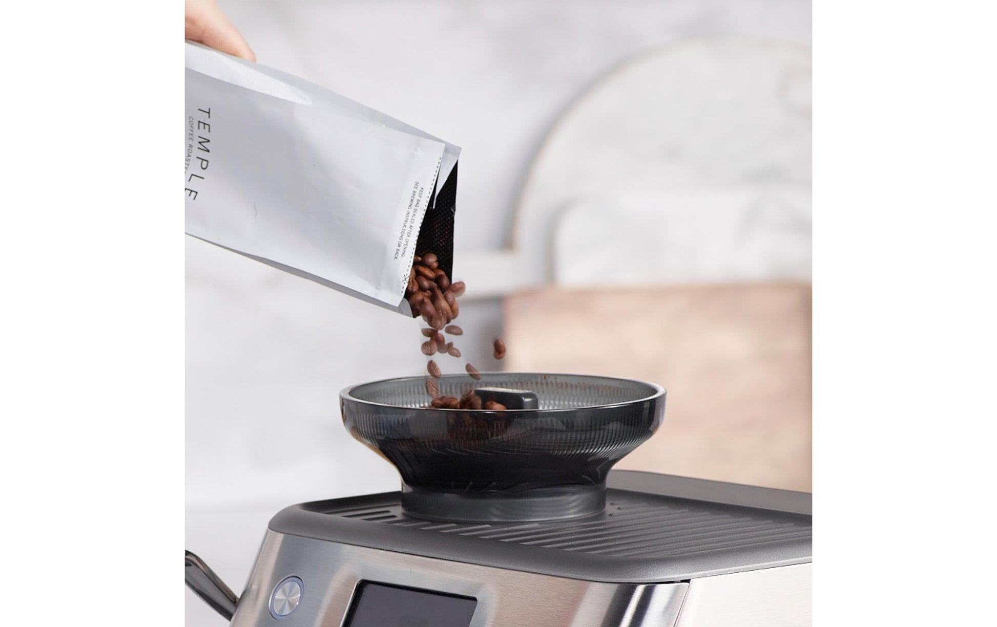 Sage Software Sage Barista Imp Cold SS Espressomaschine (Siebträger) – 9 bar, 2,0 l, Milchschaumdüse, Silber