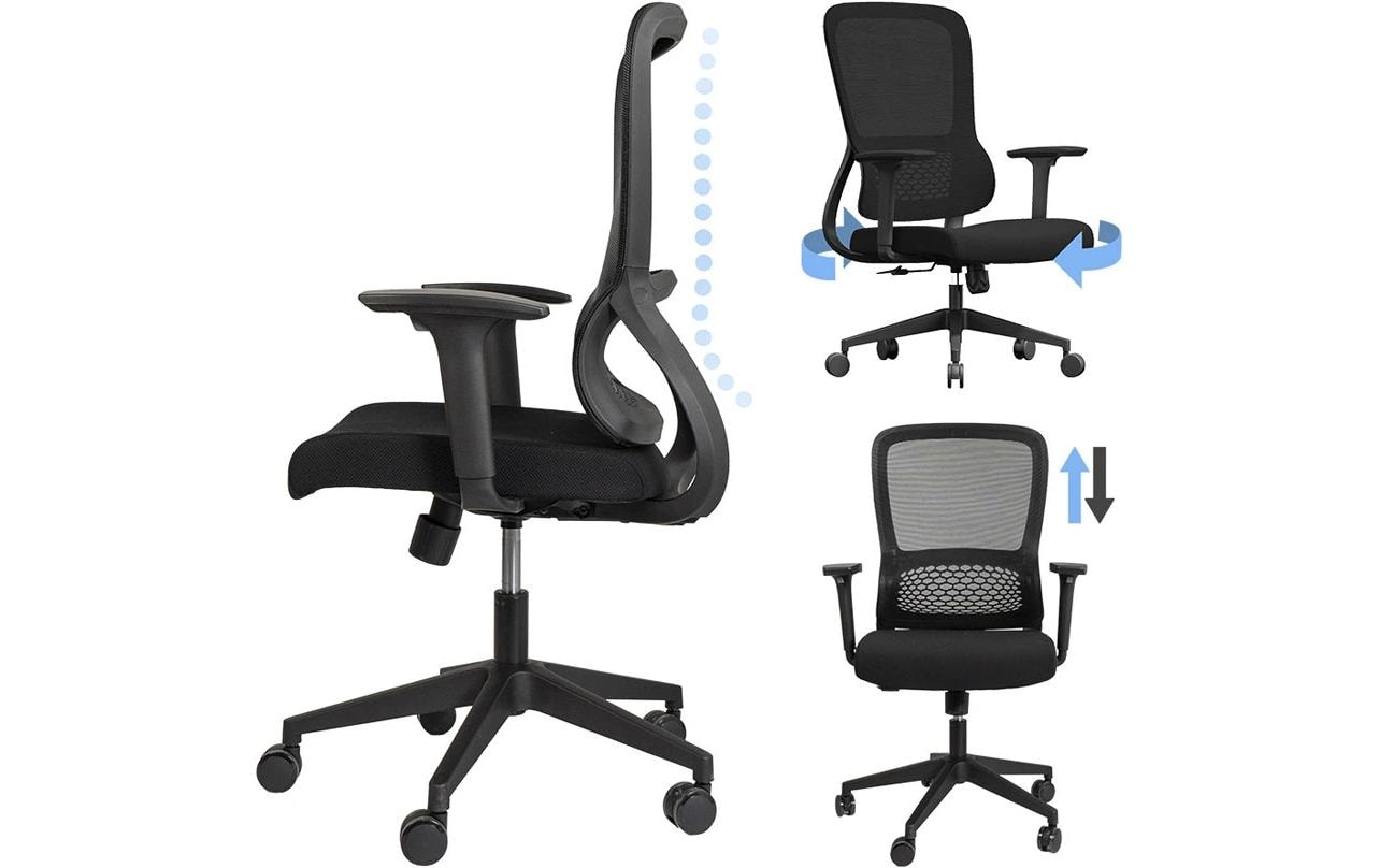 Contini Bürostuhl FlexSeat – schwarz