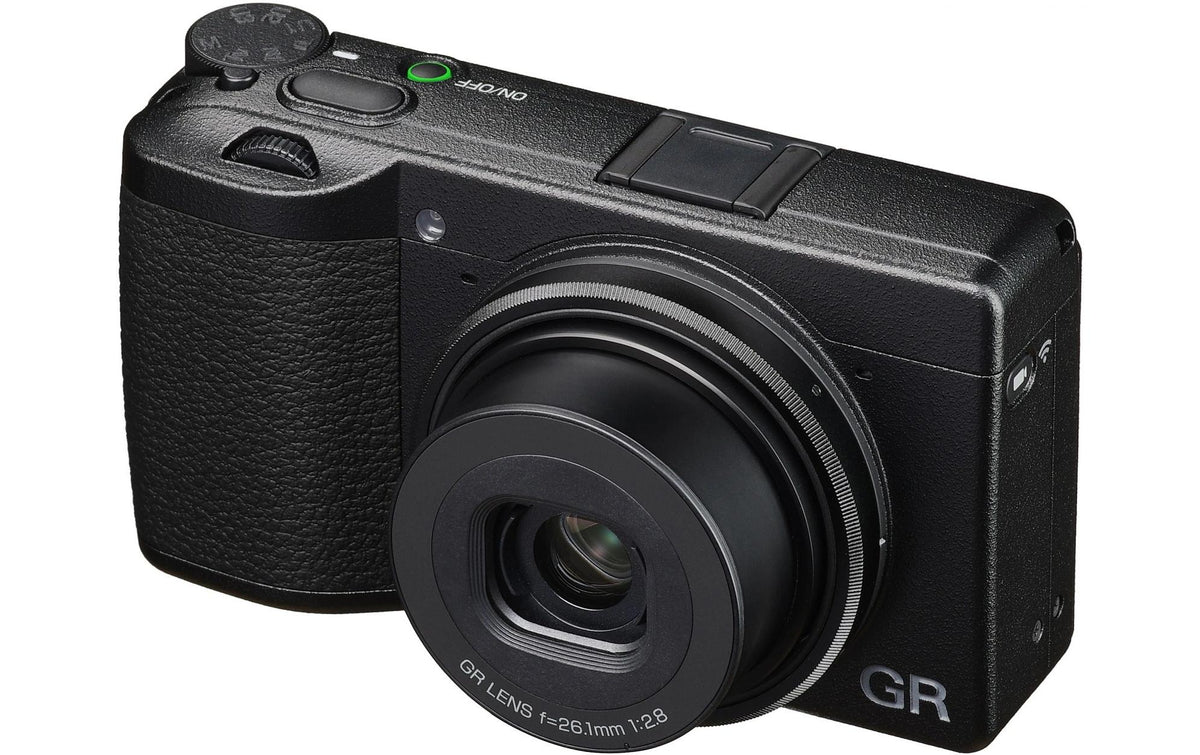Ricoh GR IIIx – Kompaktkamera, 24,2 MP APS-C, 1080p, Schwarz