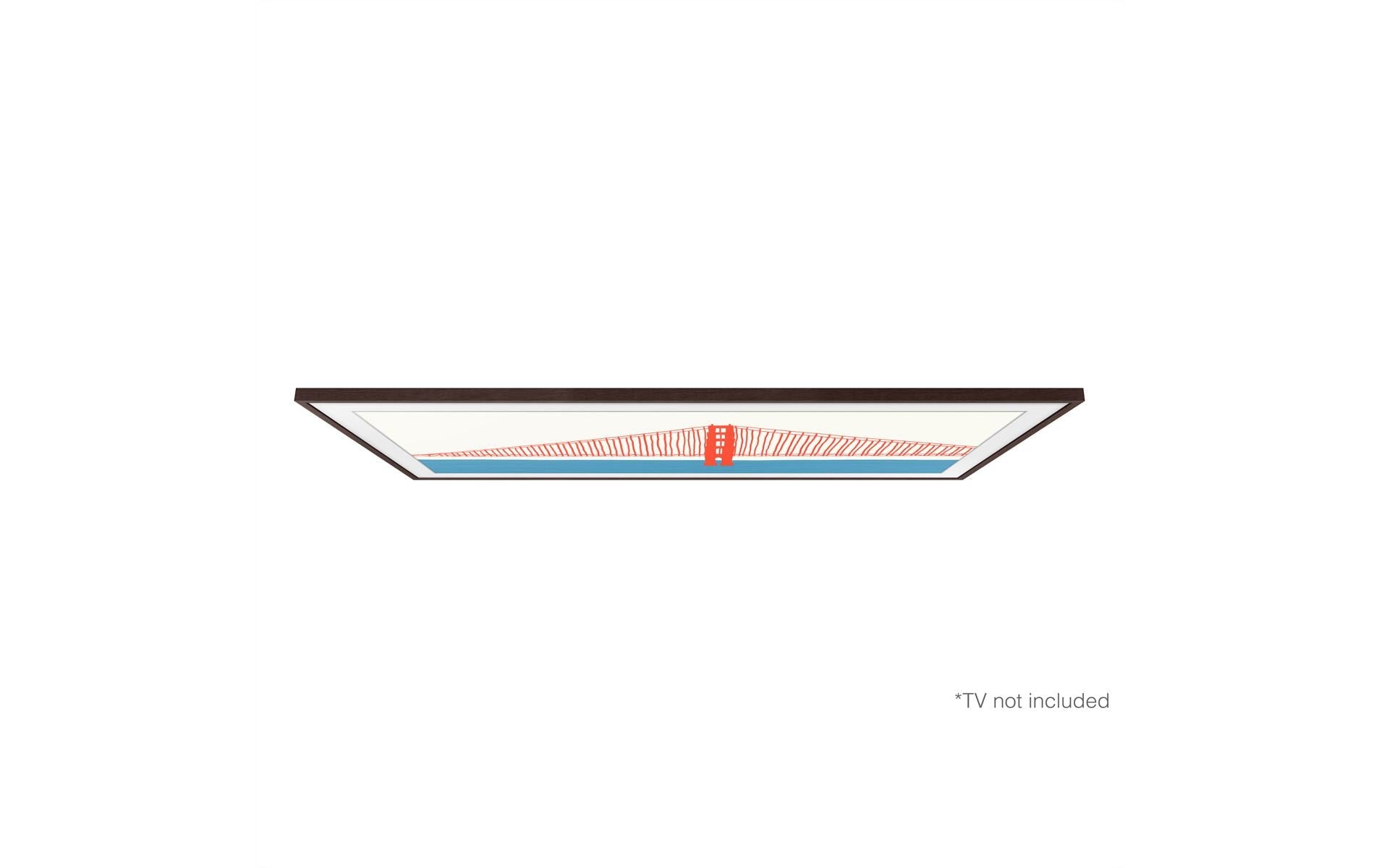 Samsung VG-SCFF75BWBXC – LED-Wandrahmen, für The Frame Pro, 75,0", Braun