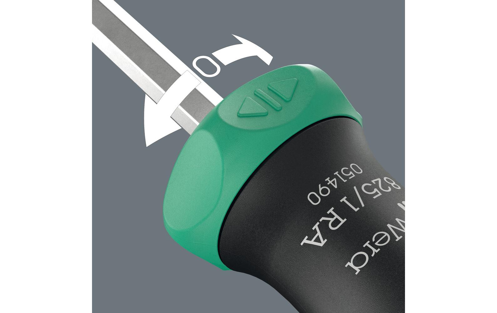 Wera Kraftform Kompakt – Multi-Bit-Schraubenzieher-Set 1/4", magnetisch – 05051518001