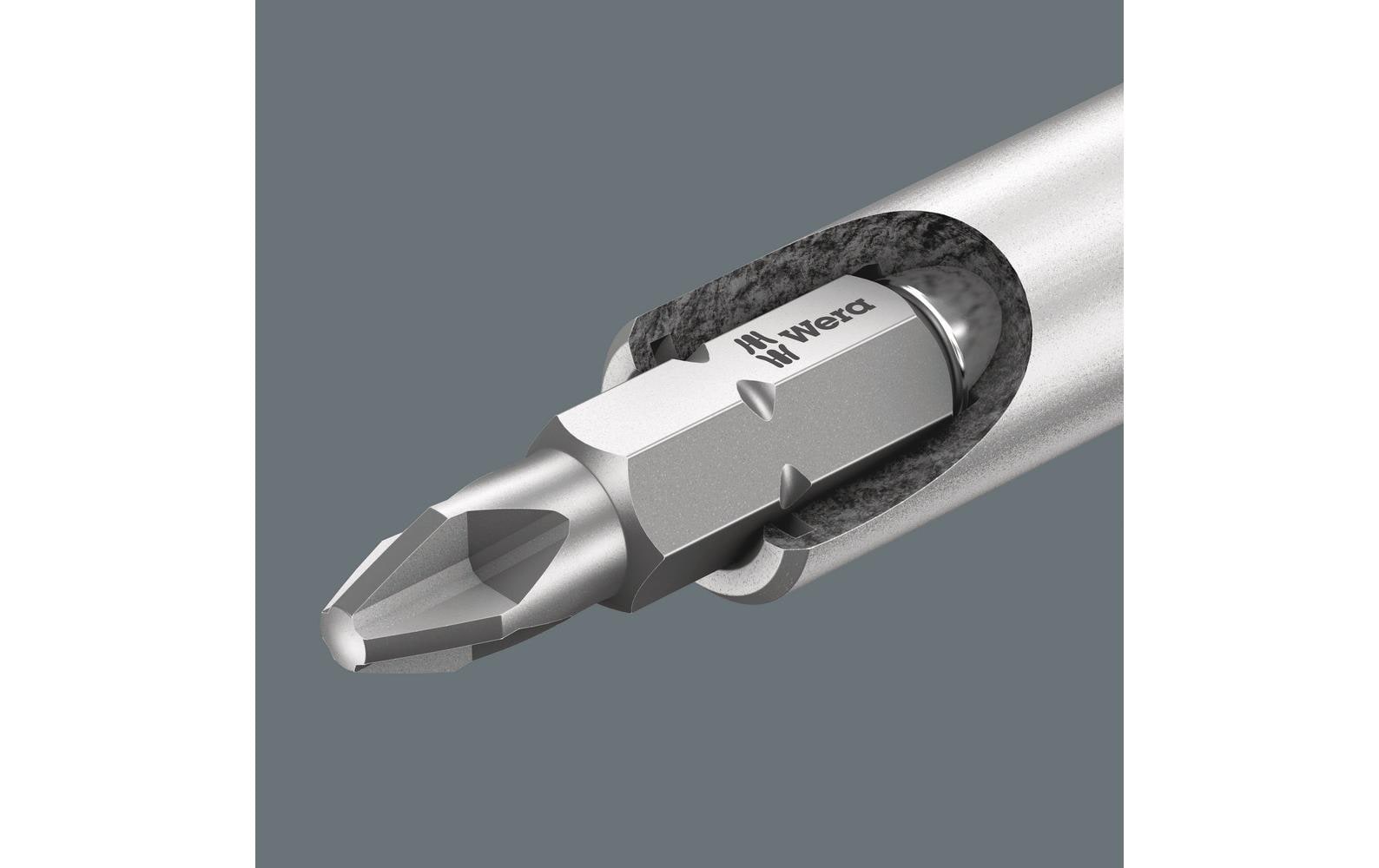 Wera Kraftform Kompakt – Multi-Bit-Schraubenzieher-Set 1/4", magnetisch – 05051518001