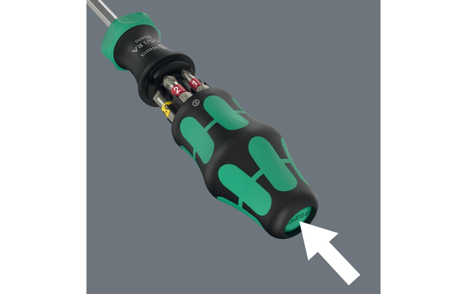 Wera Kraftform Kompakt – Multi-Bit-Schraubenzieher-Set 1/4", PH, 6-teilig