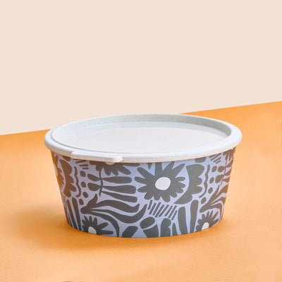 Koziol Dip-Schale – 2,2 l, Kunststoff (biozirkulär), Blau, mit Deckel, spülmaschinenfest, mikrowellengeeignet