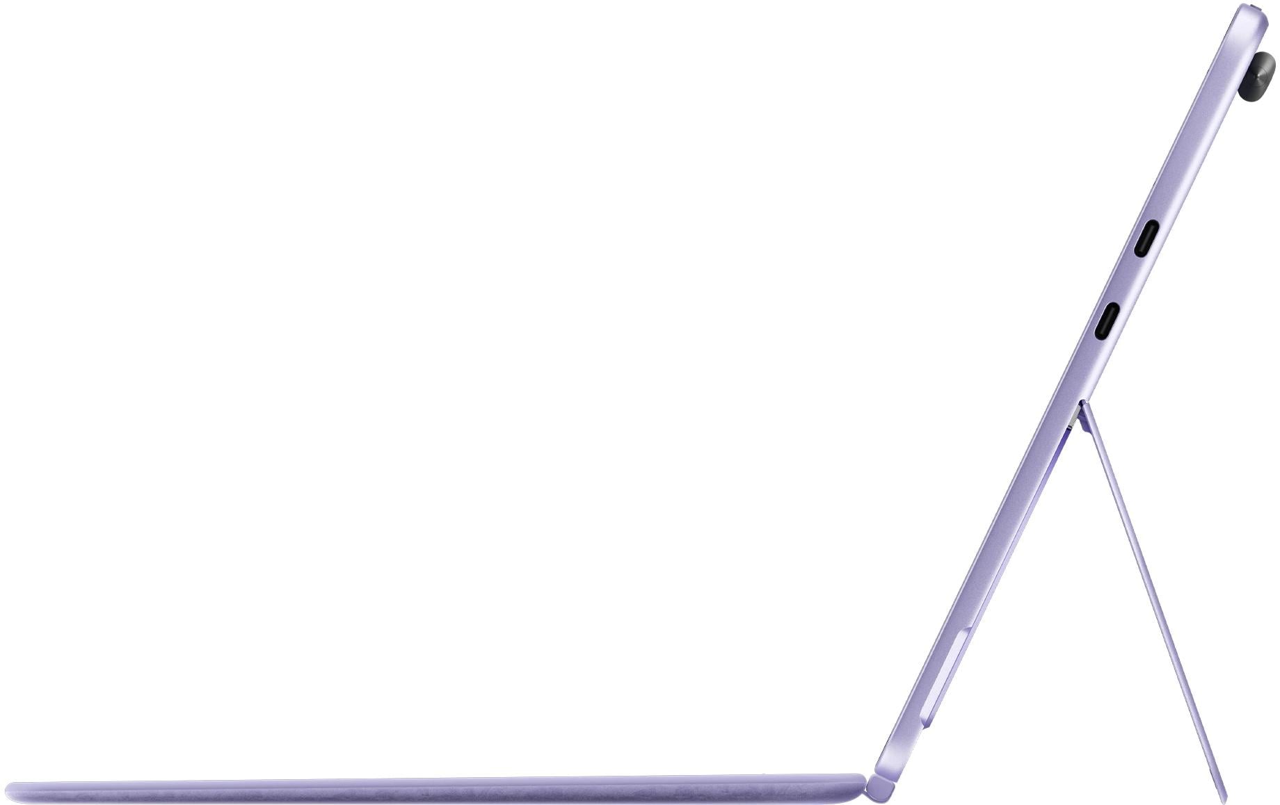 Microsoft Tastatur – für Surface Pro 12 (12"), beleuchtet, Touchpad, Alcantara, violett