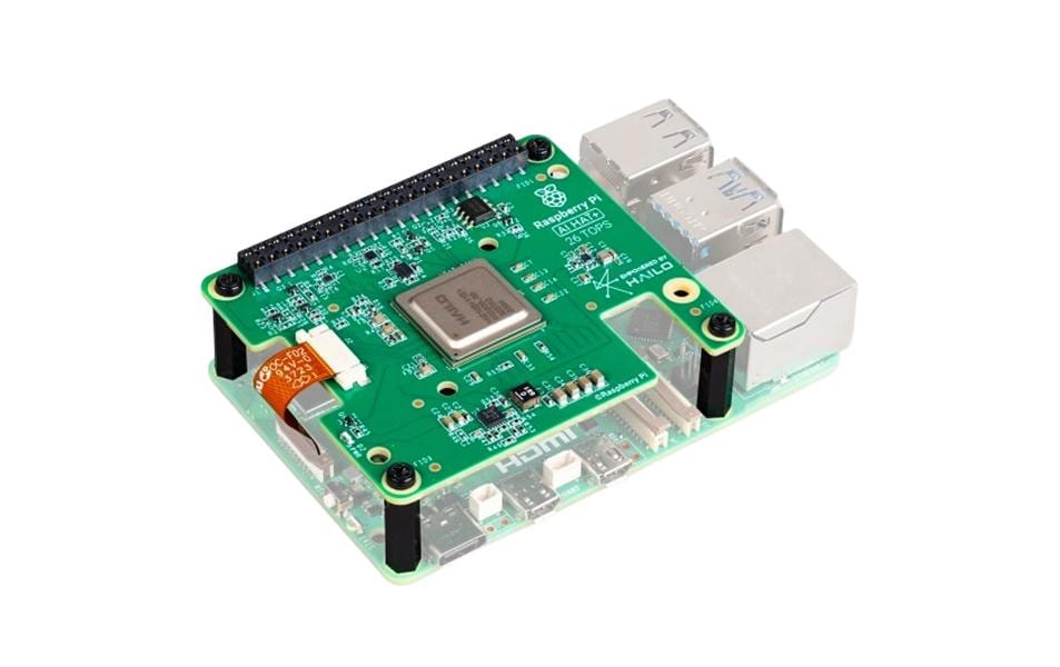 Raspberry Pi AI HAT+ 26TOPS – PCIe AI-Beschleuniger – PCIe, für Raspberry Pi 5