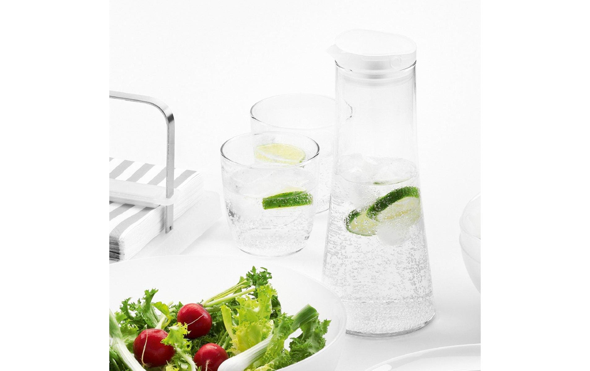 Bodum Kvadrant Trinkglas – 0,35 l, Borosilikatglas, transparent, spülmaschinenfest