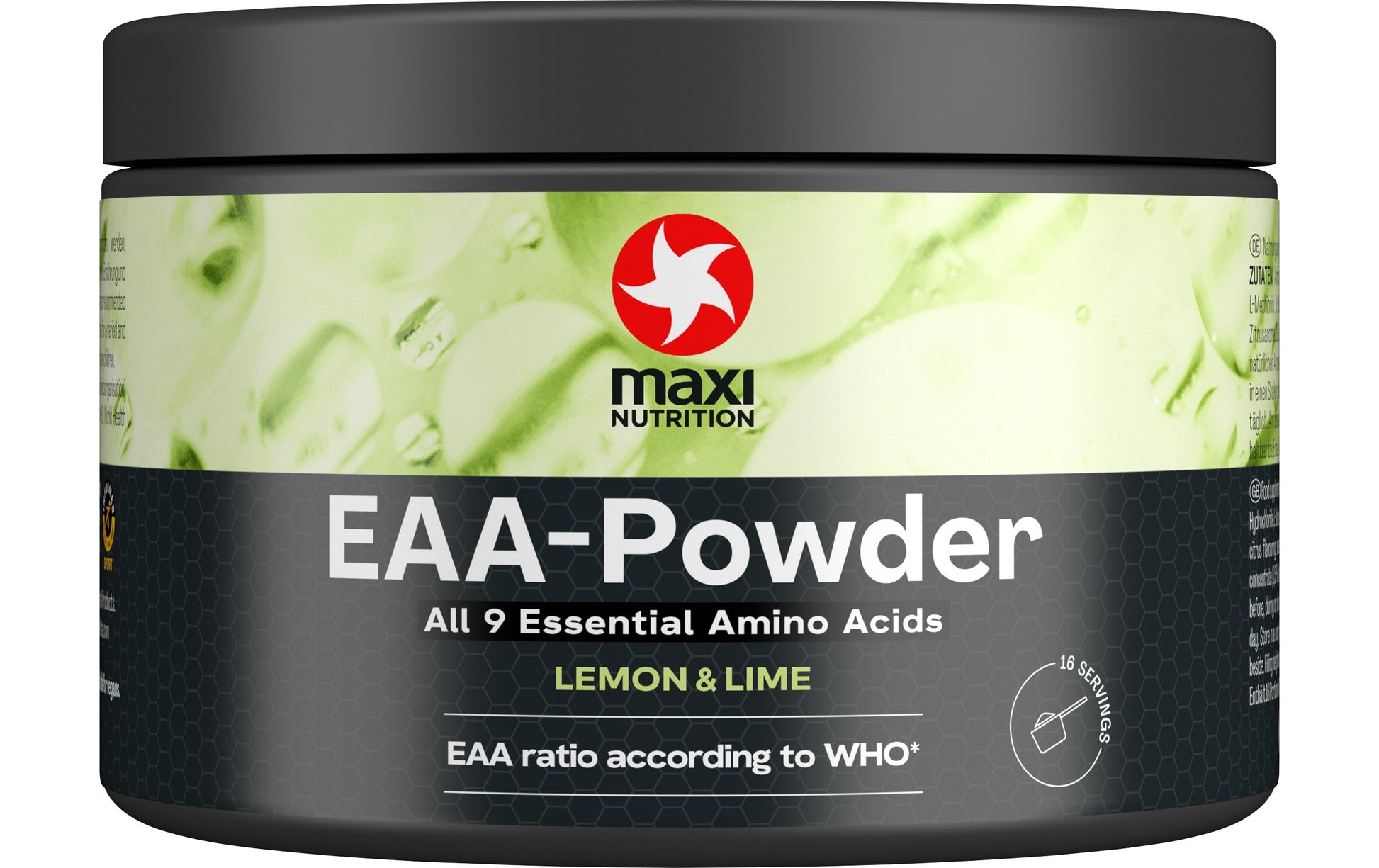 Maxi Nutrition EAA – Zitrone & Limette, vegan – 250 g