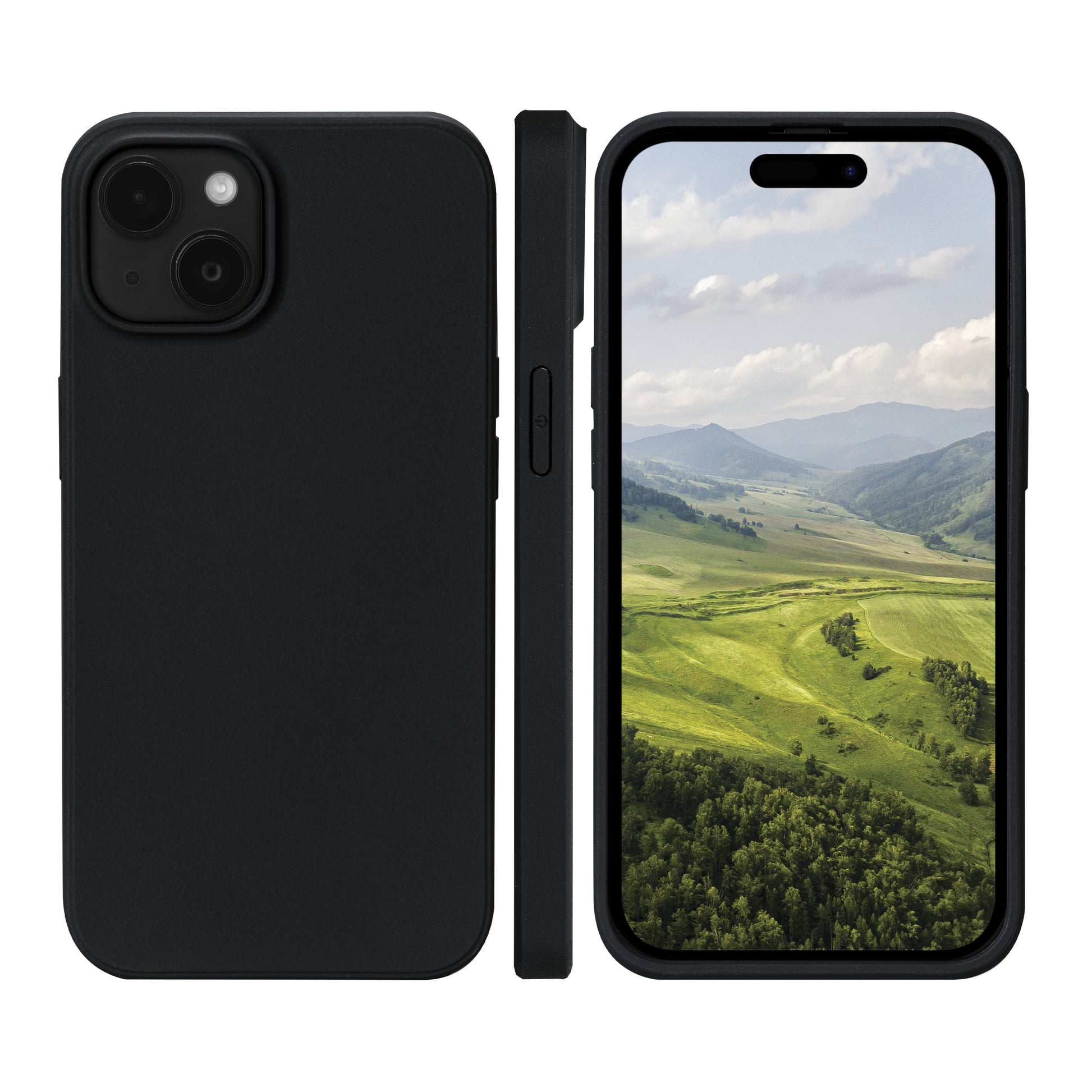 dbramante1928 Bulk - Eco Case Nuuk – Backcover – für Apple iPhone 15, Recycling-Kunststoff, schwarz