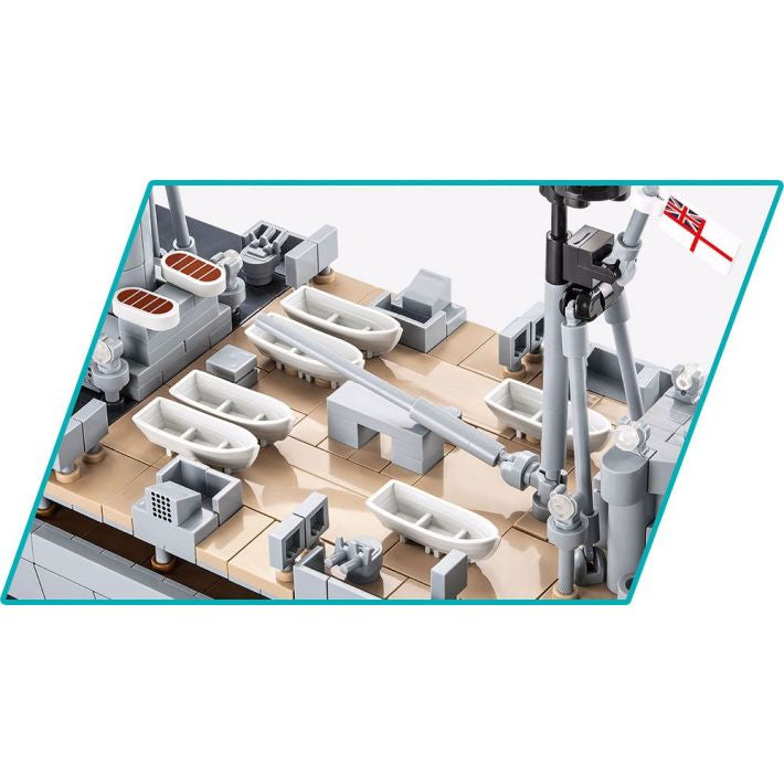 COBI 3D Puzzle HMS Hood – 2613 Teile – Kunststoff – 88,0 × 22,0 cm – ab 10 J.