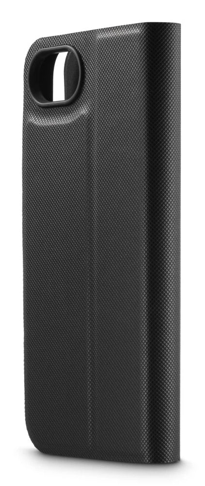Hama Daily Protect Wallethülle – für Apple iPhone 16e, mit Ständer, 2 Kartenfächer, PU+TPU, Schwarz