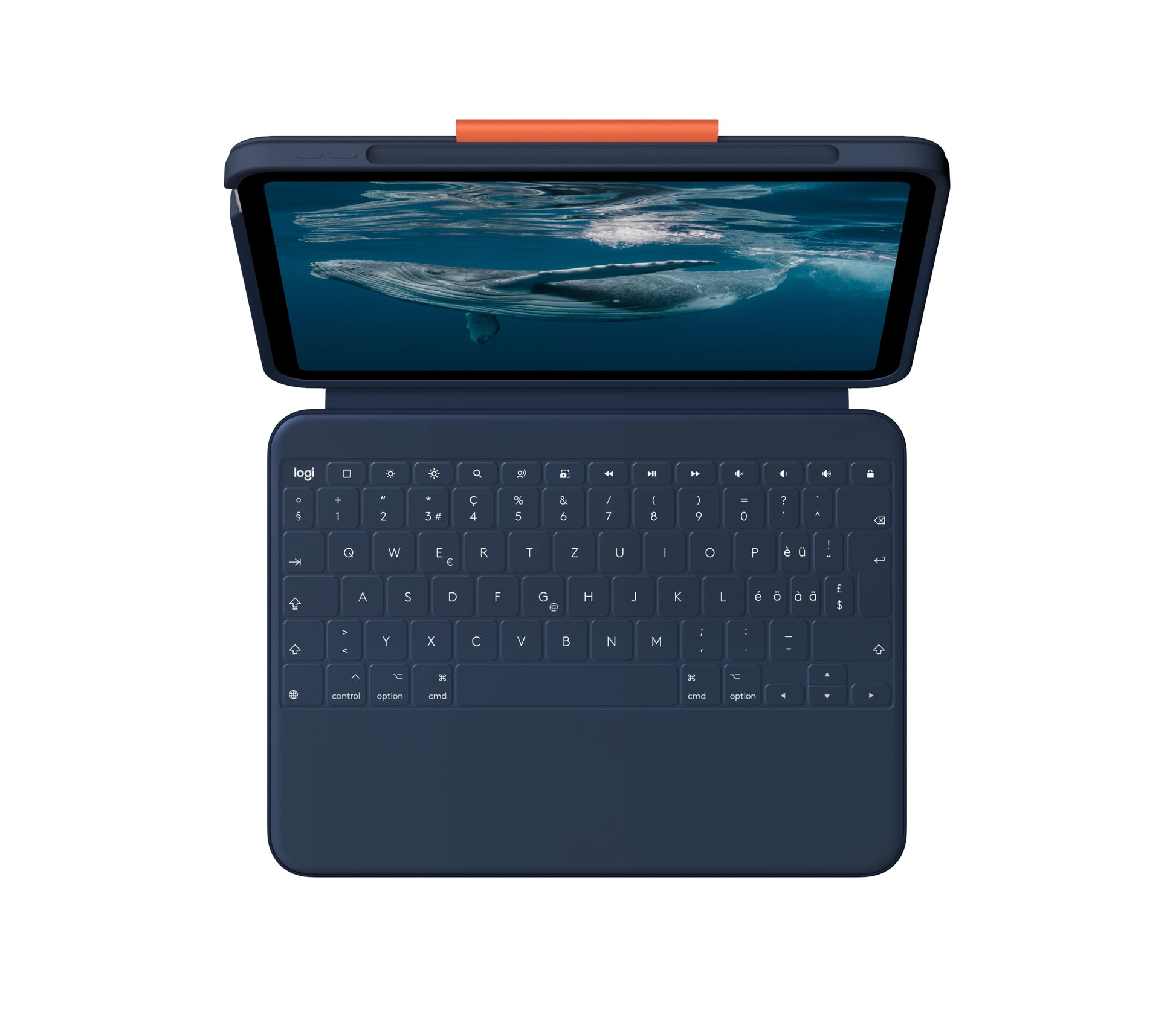 Logitech Rugged Combo 4c – Tastatur – QWERTZ (CH) – Blau