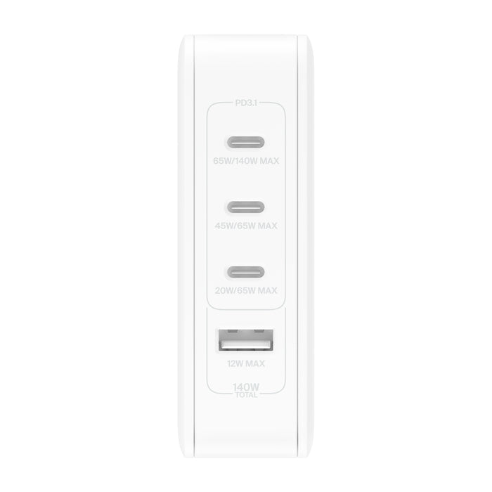 Belkin Ladegerät (UK/EU/US) – 140 W, 4× USB, GaN