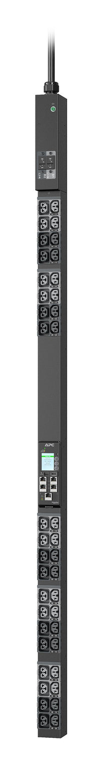 APC NetShelter PDU Messgerät 7,4 kVA, 230 V 32 A – 40 AC-Ausgänge (C13/C15/C19/C21) – 0U, Schwarz