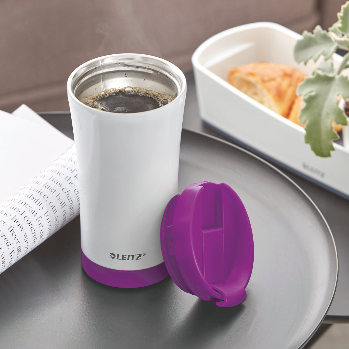 Leitz Haftnotizen – violett, weiss