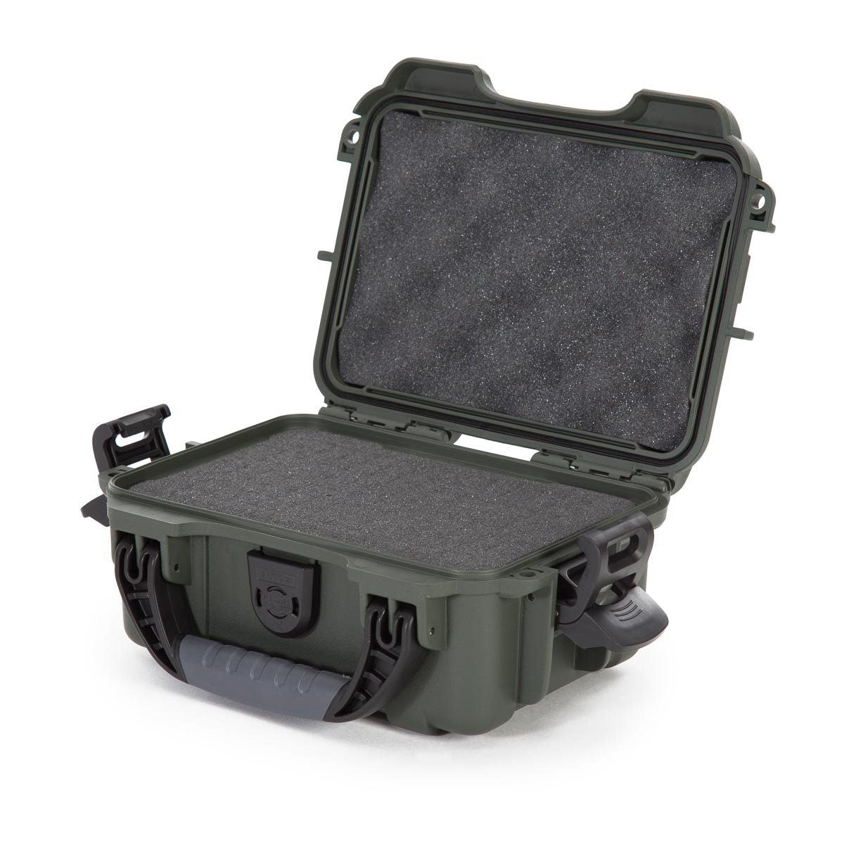 Nanuk Aufbewahrungsbox 903, 173 × 231 × 97 mm, 1,84 l, Kunststoff, Oliv, mit Schaum
