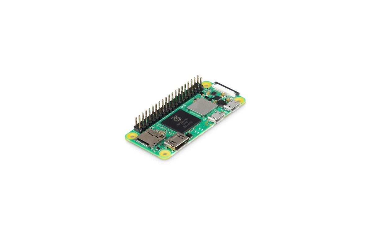Raspberry Pi – Entwicklerboard – Zero 2 W – 1 GHz Quadcore, 512 MB RAM, WLAN, Bluetooth, mit Header