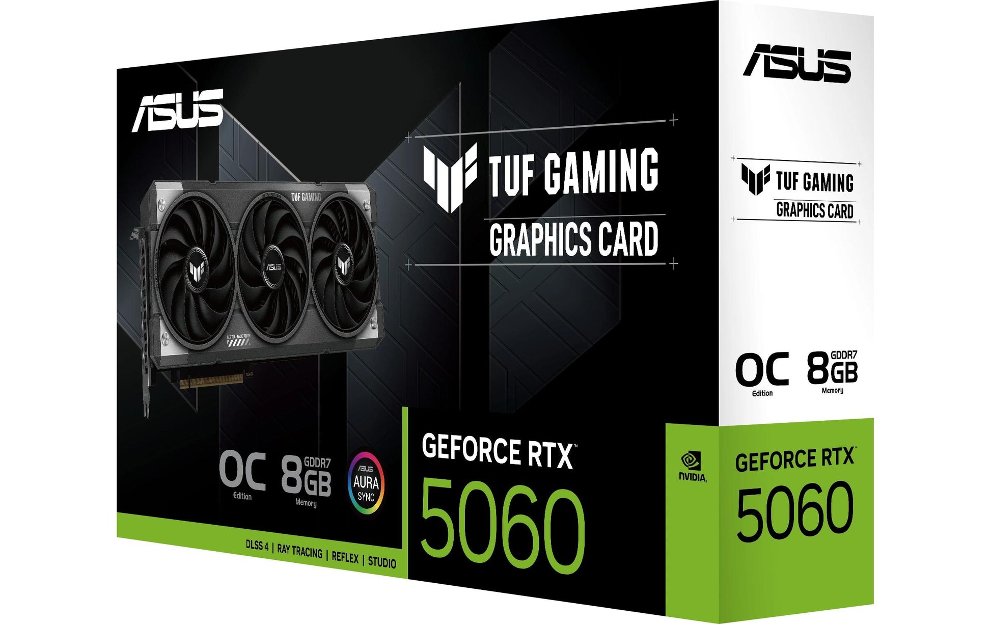 ASUS TUF-RTX5060-O8G-GAMING – PCIe Grafikkarte – GeForce RTX 5060, 8 GB GDDR7, 3×DP/1×HDMI, PCIe 5,0
