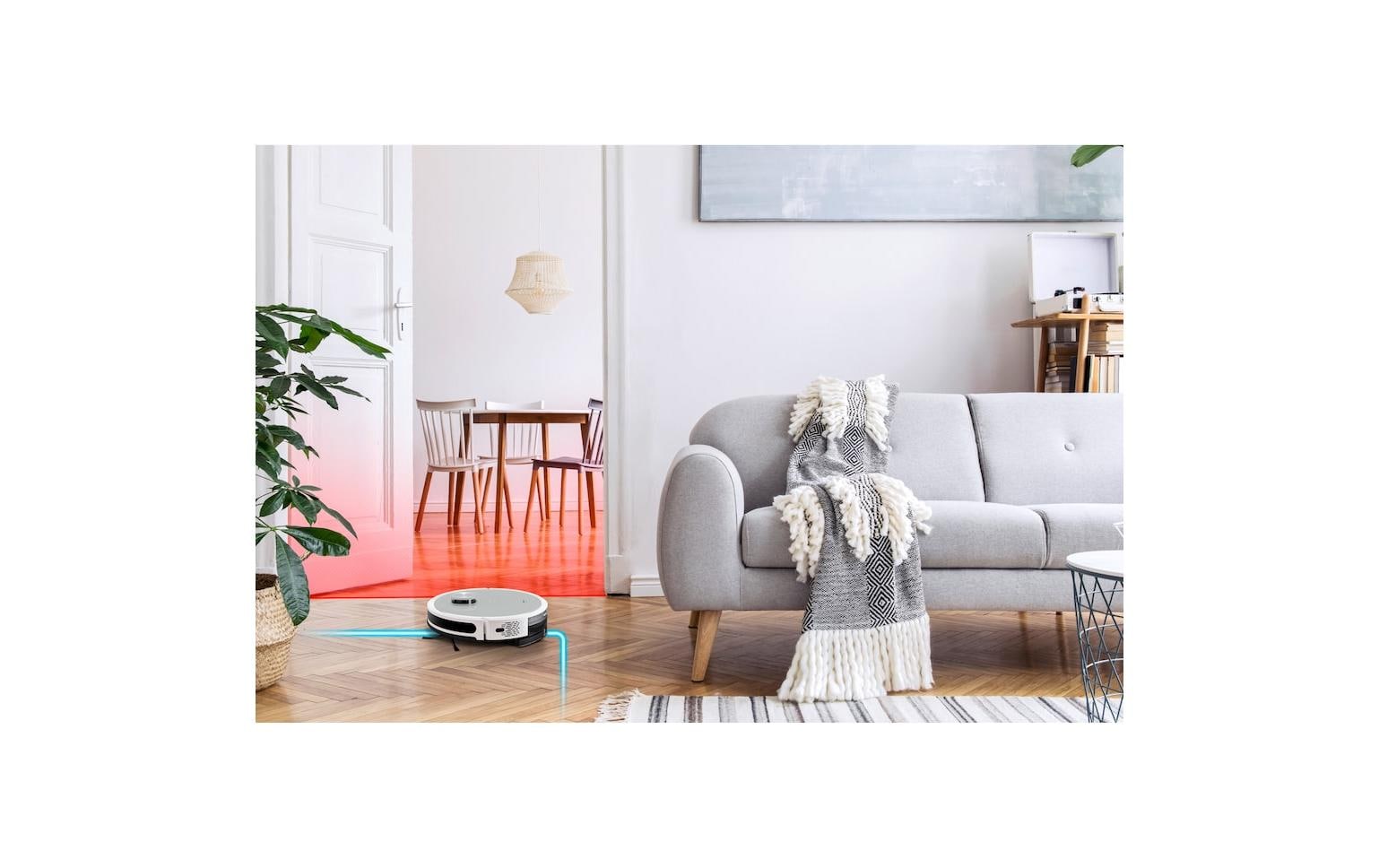 MEDION Robotersauger X21 – 0,6 l, Akkubetrieb, 3,0 kg, für Amazon Alexa