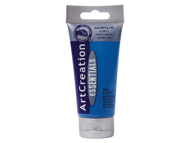 Talens ArtCreation Acrylfarbe – Neutralgrau 710, seidenmatt – 3×75 ml (225 ml) – für Leinwand, Papier, Holz