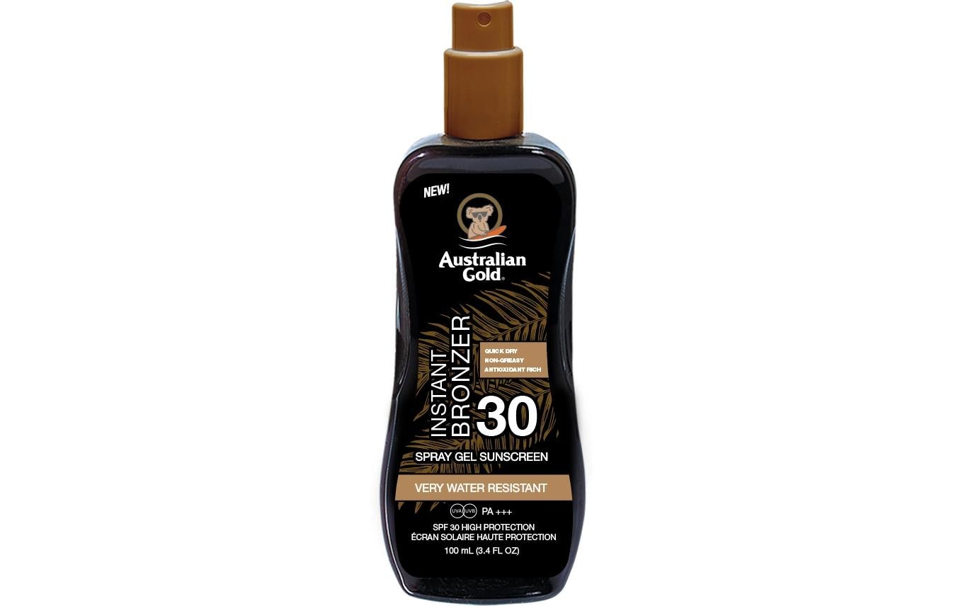 Australian Gold Sonnencreme Spray-Gel LSF 30 – wasserfest – 100 ml