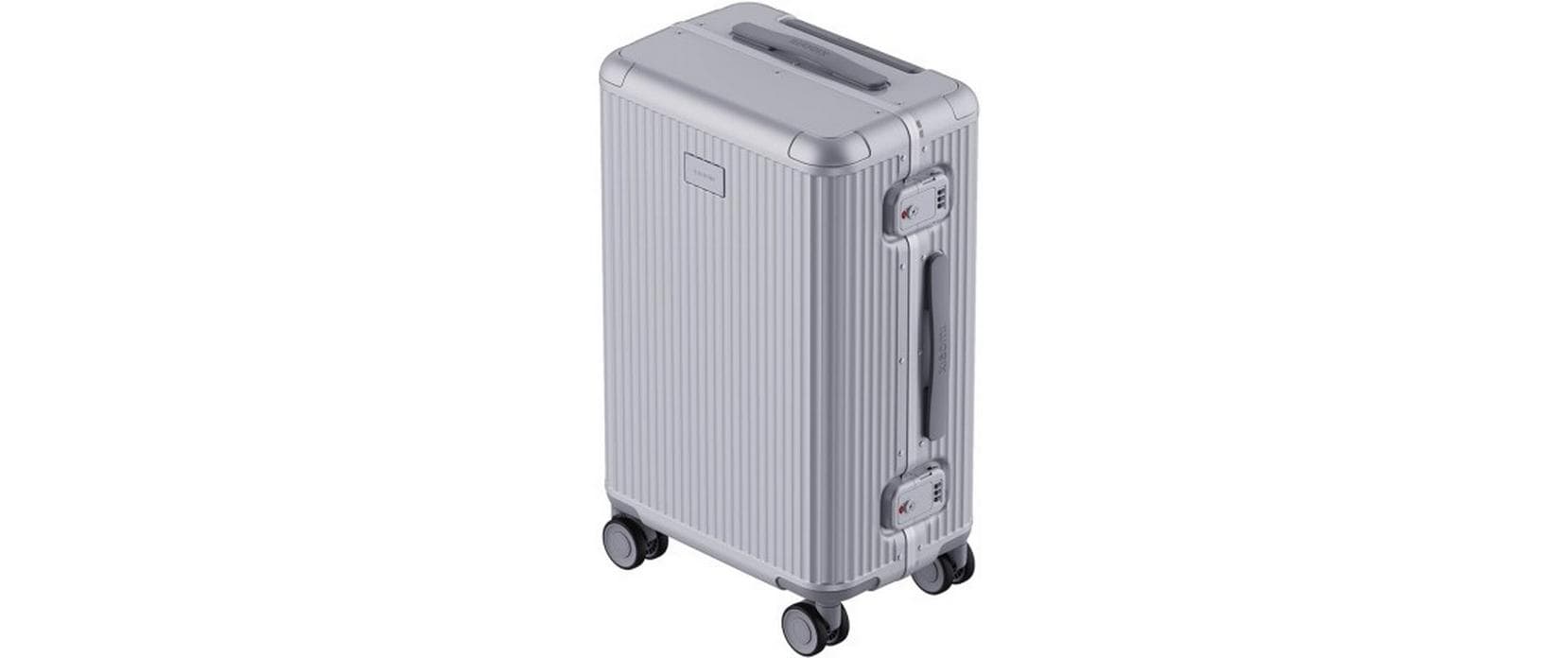Xiaomi Trolley Handgepäck – 35 l, Hartschale PC, 4 Rollen, mit TSA, Silber, 37,5 × 51 × 23 cm