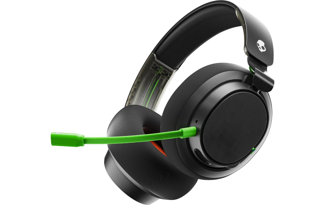 Skullcandy SLYR Pro – Over-Ear Gaming-Headset – 3,5 mm/Kabel & Bluetooth, abnehmbares Mikrofon – Schwarz – bis 24