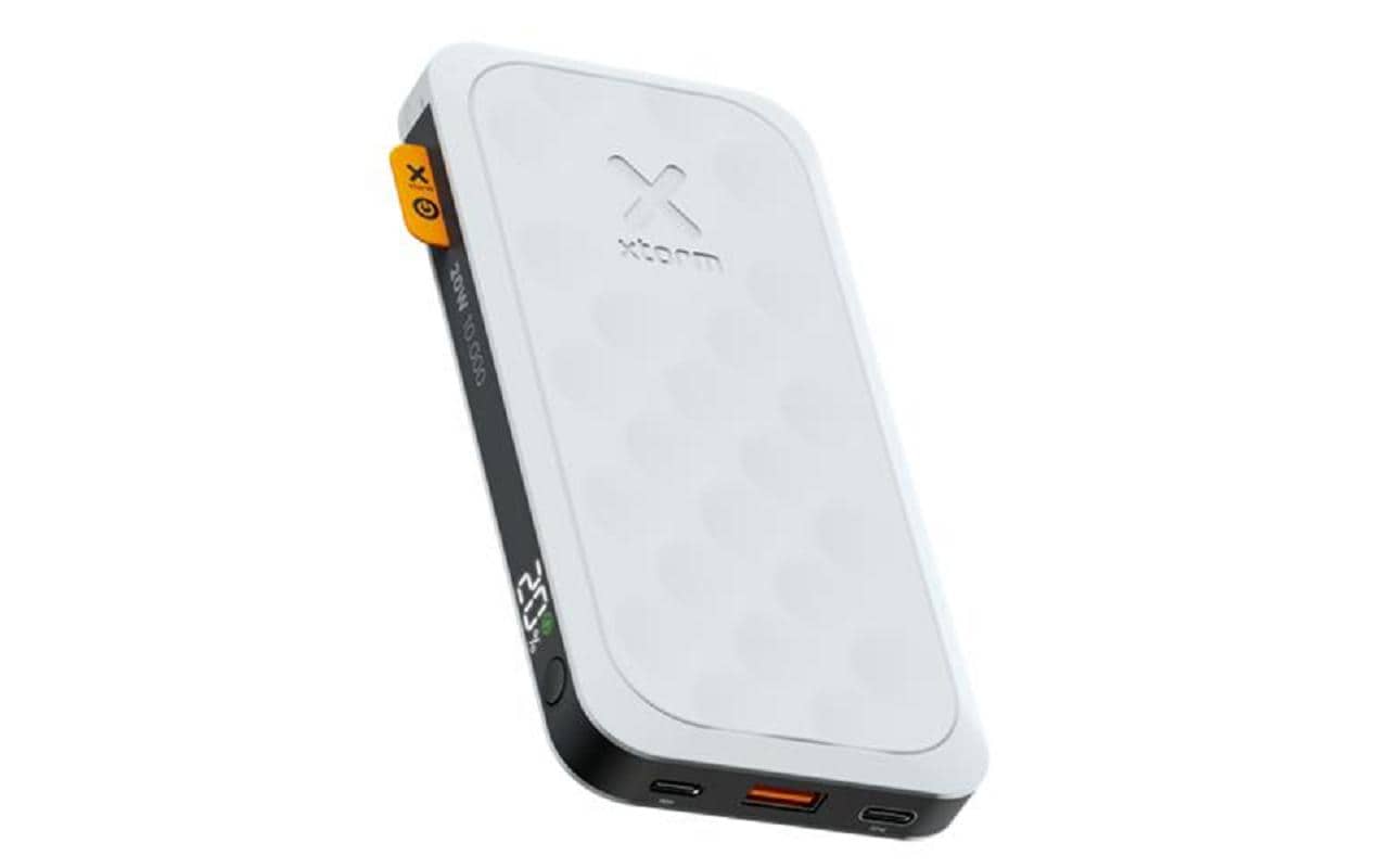 Xtorm Fuel Series 5 Powerbank 10'000 mAh – 20 W PD, 2× USB-C, 1× USB-A, weiss