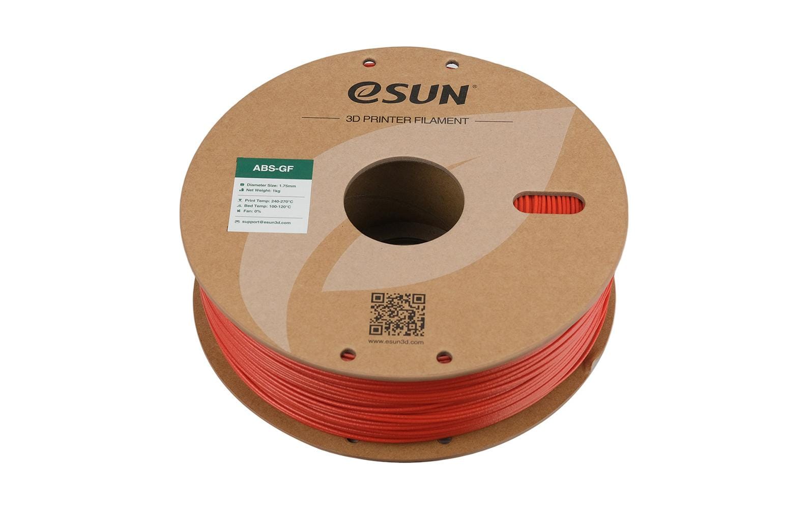 eSUN Filament ABS-GF – 1,75 mm, 1 kg – Rot