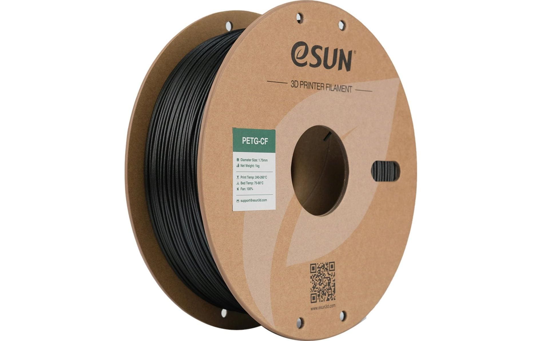 eSUN PETG CF Schwarz – 1 kg