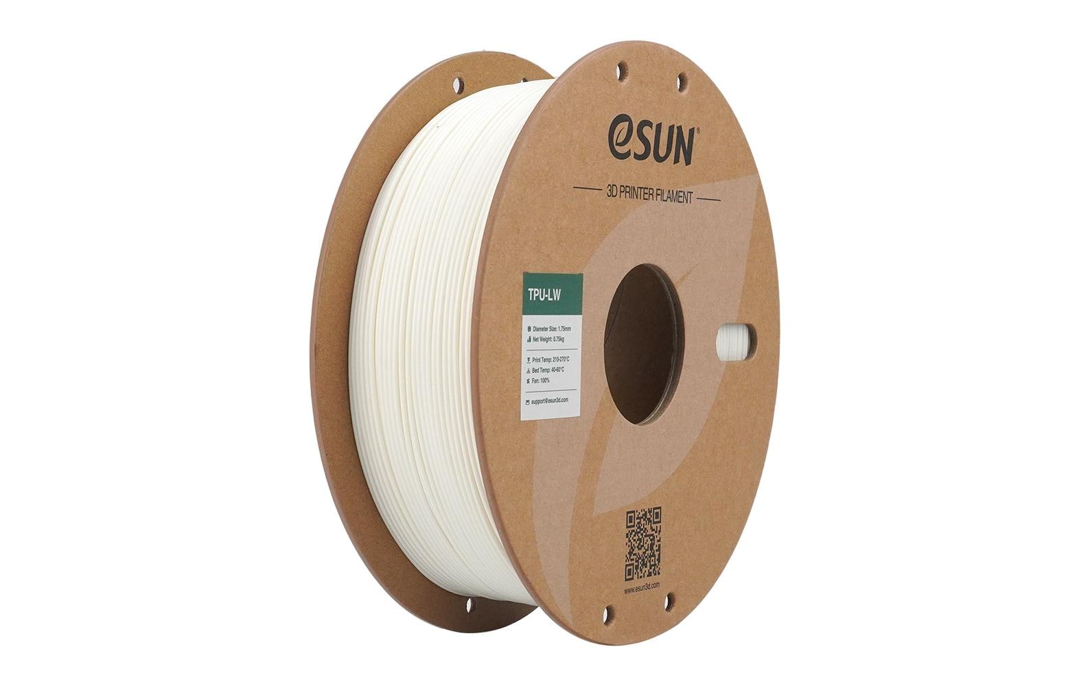 eSUN Filament TPU LW – 1,75 mm, 1 kg – Weiss