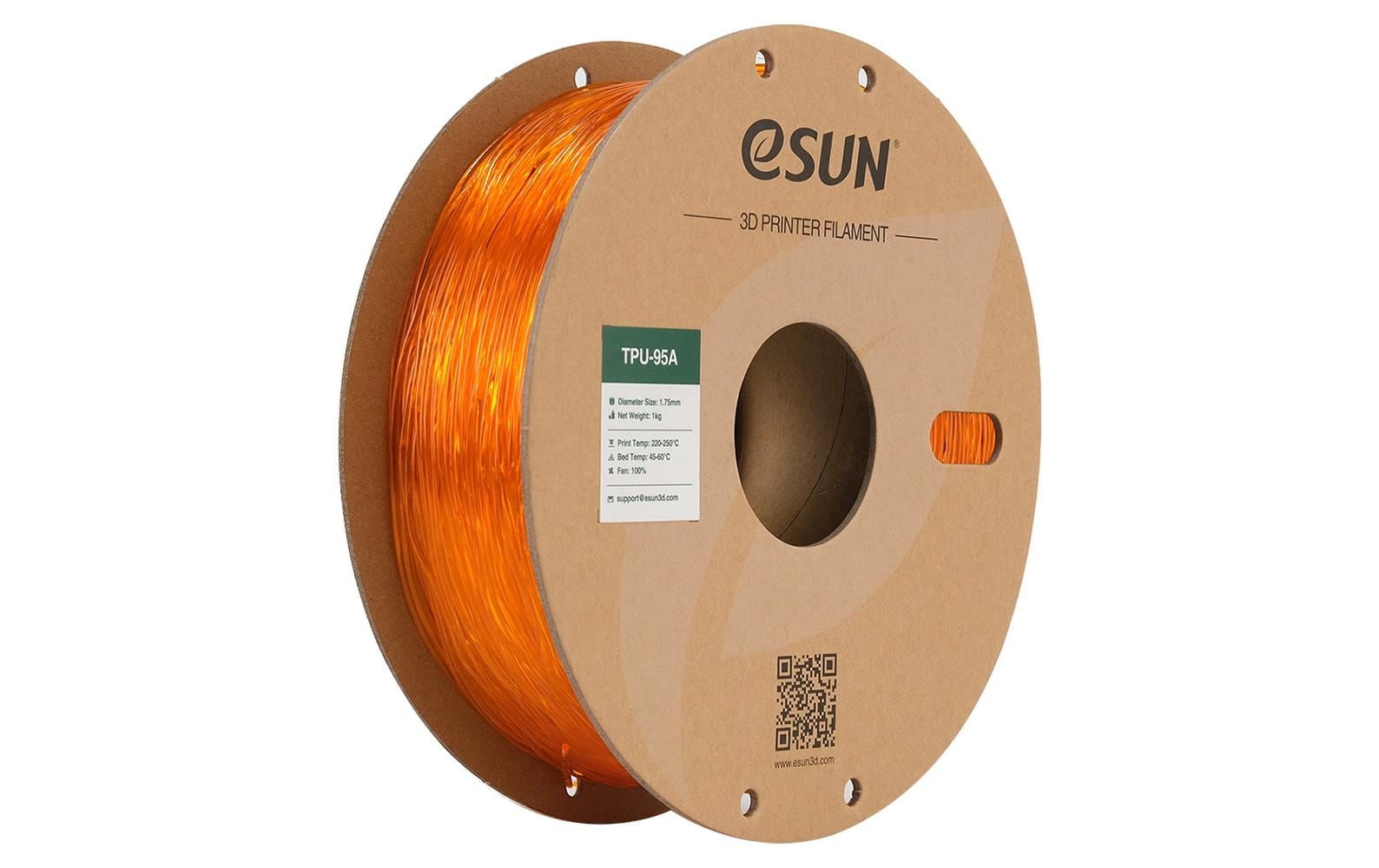 eSUN Filament TPU – 1,75 mm, 1 kg – Orange