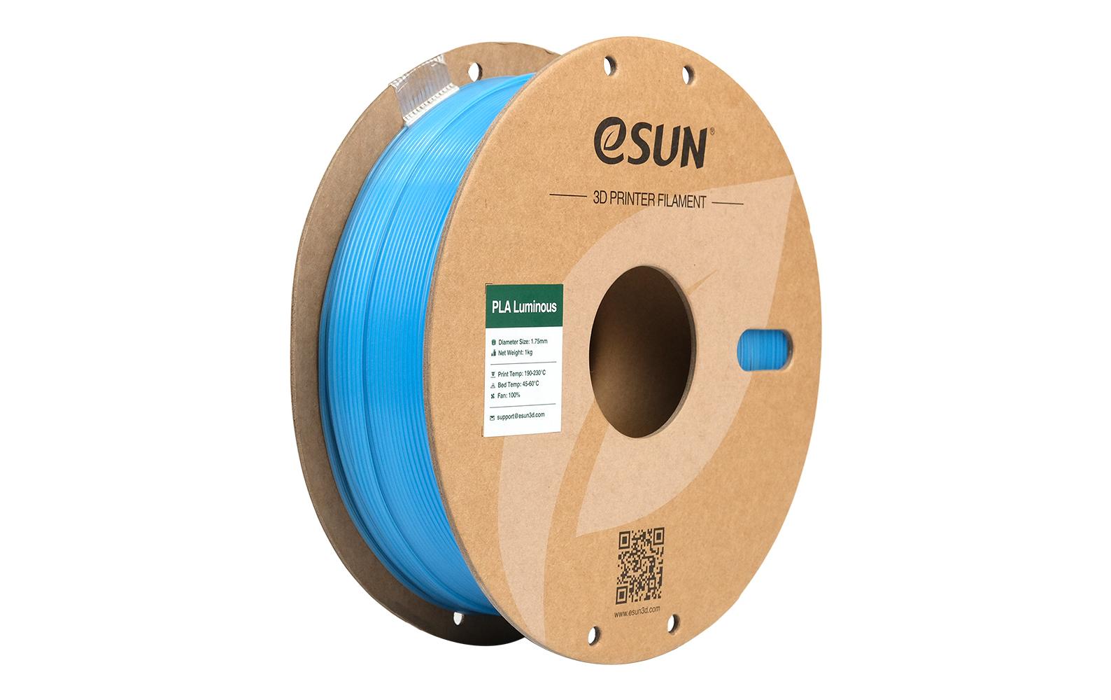 eSUN 3D-Drucker-Filament PLA 1,75 mm Blau, 1 kg