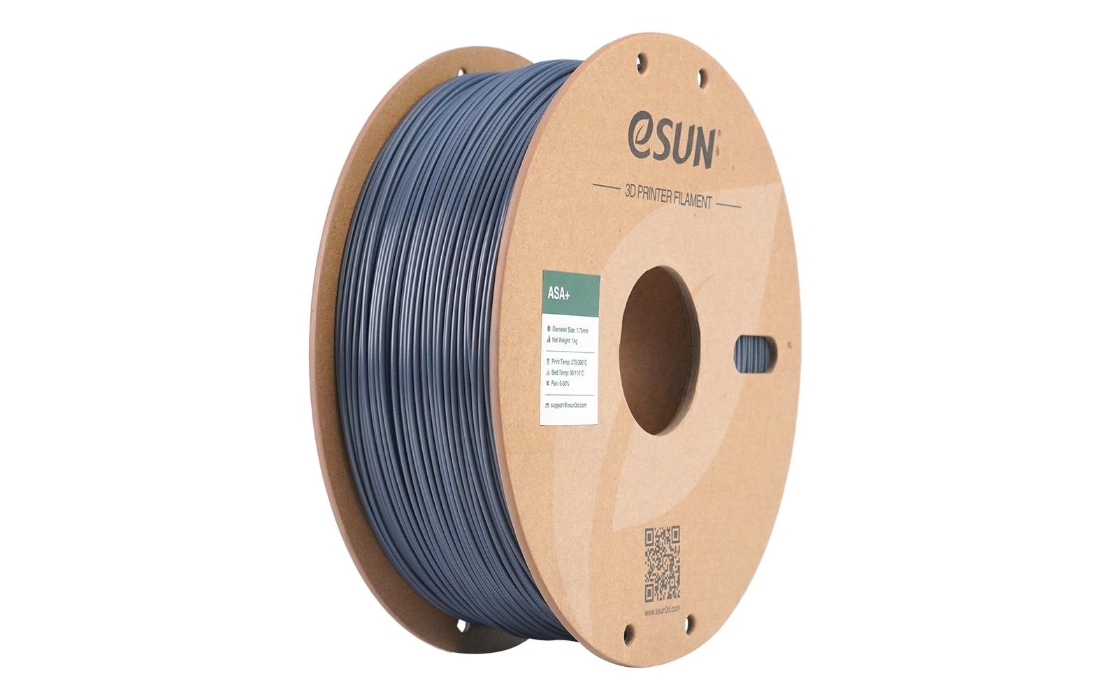 eSUN 3D-Drucker-Filament ASA+ (ASA) 1,75 mm Grau, 1 kg