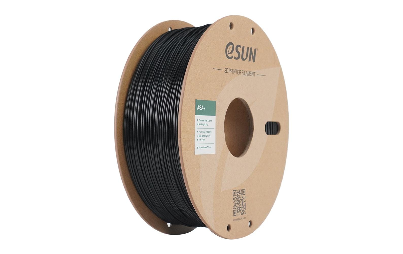 eSUN Filament ASA – 1,75 mm, 1 kg – Schwarz