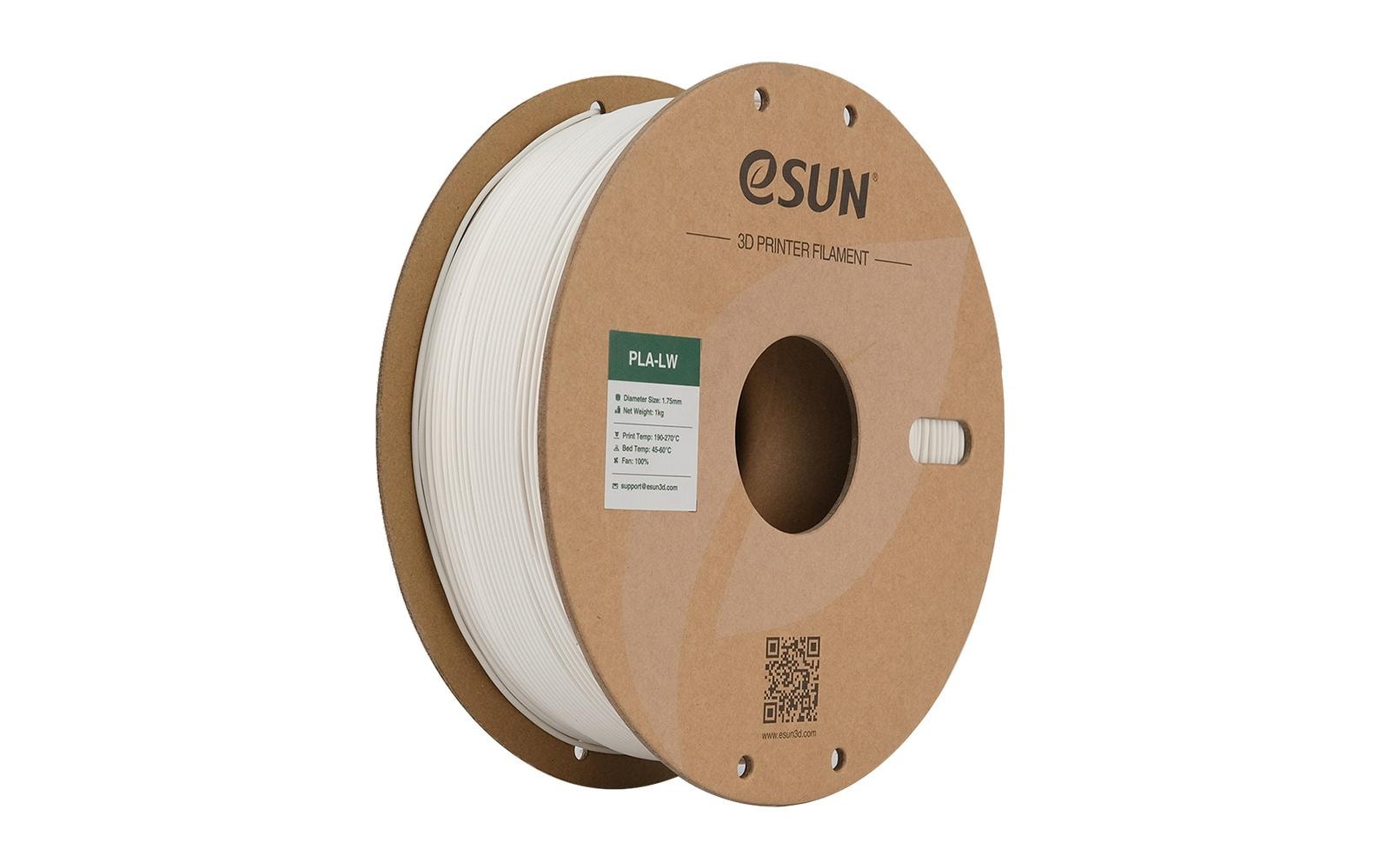 eSUN Filament PLA – 1,75 mm, 1 kg – Weiss