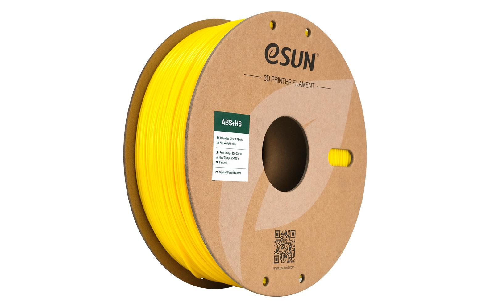 eSUN 3D-Drucker-Filament ABS 1,75 mm Gelb, 1 kg