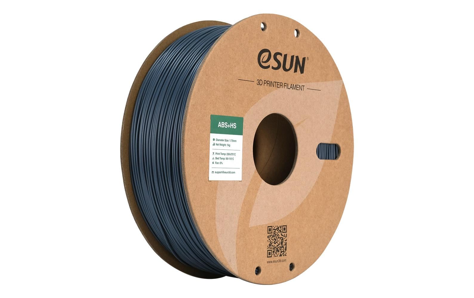 eSUN 3D-Drucker-Filament ABS 1,75 mm Grau, 1 kg