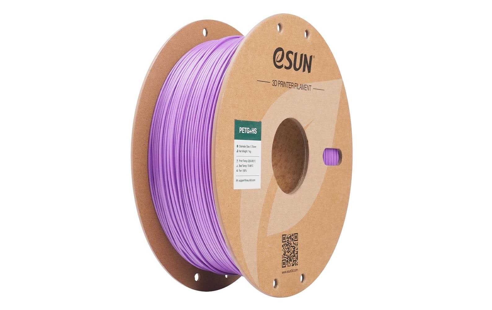 eSun 3D-Drucker-Filament PETG 1,75 mm Violett, 1 kg