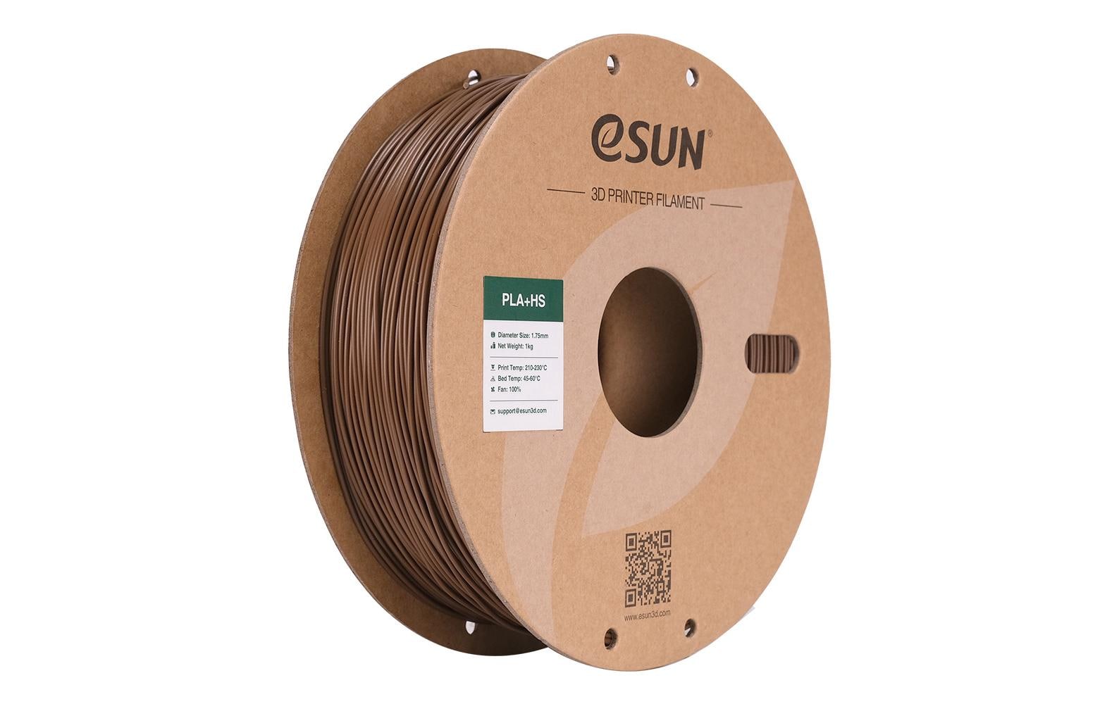 eSUN 3D-Drucker-Filament PLA 1,75 mm Braun, 1 kg