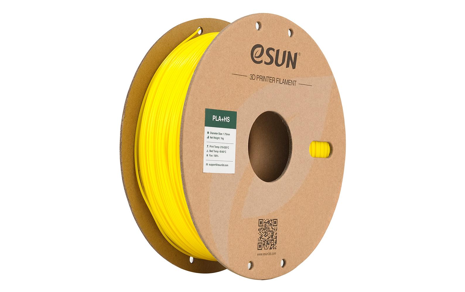 eSUN Filament PLA+ HS – 1,75 mm, 1 kg – Gelb