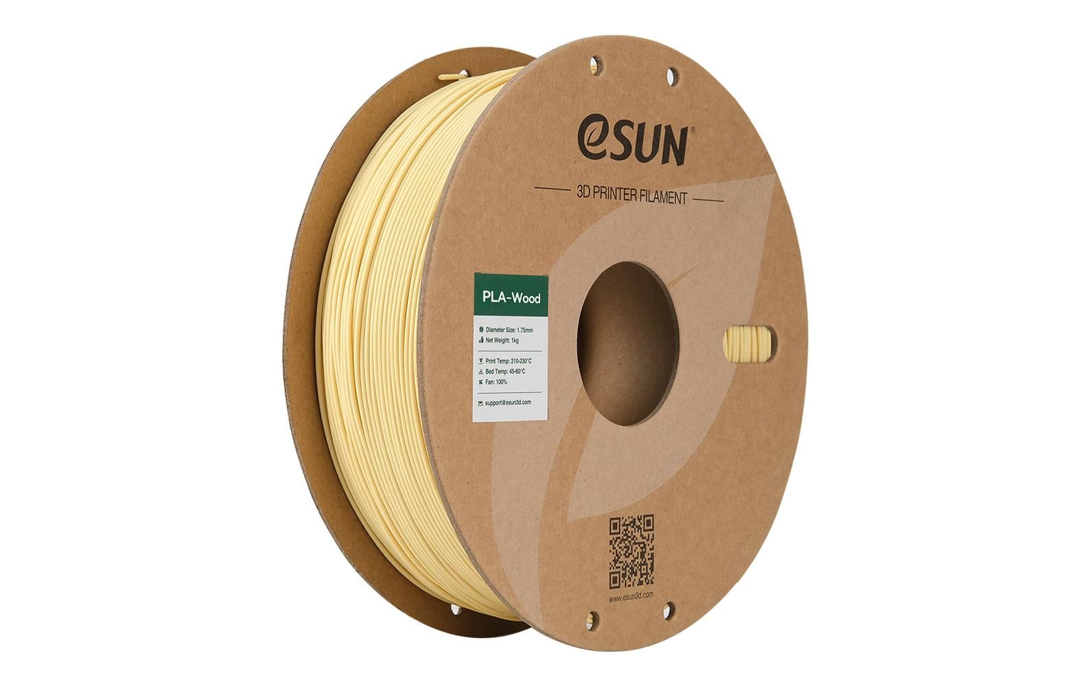 eSUN Filament PLA+ Holz – 1,75 mm, 1 kg – Gold, 1 Stück