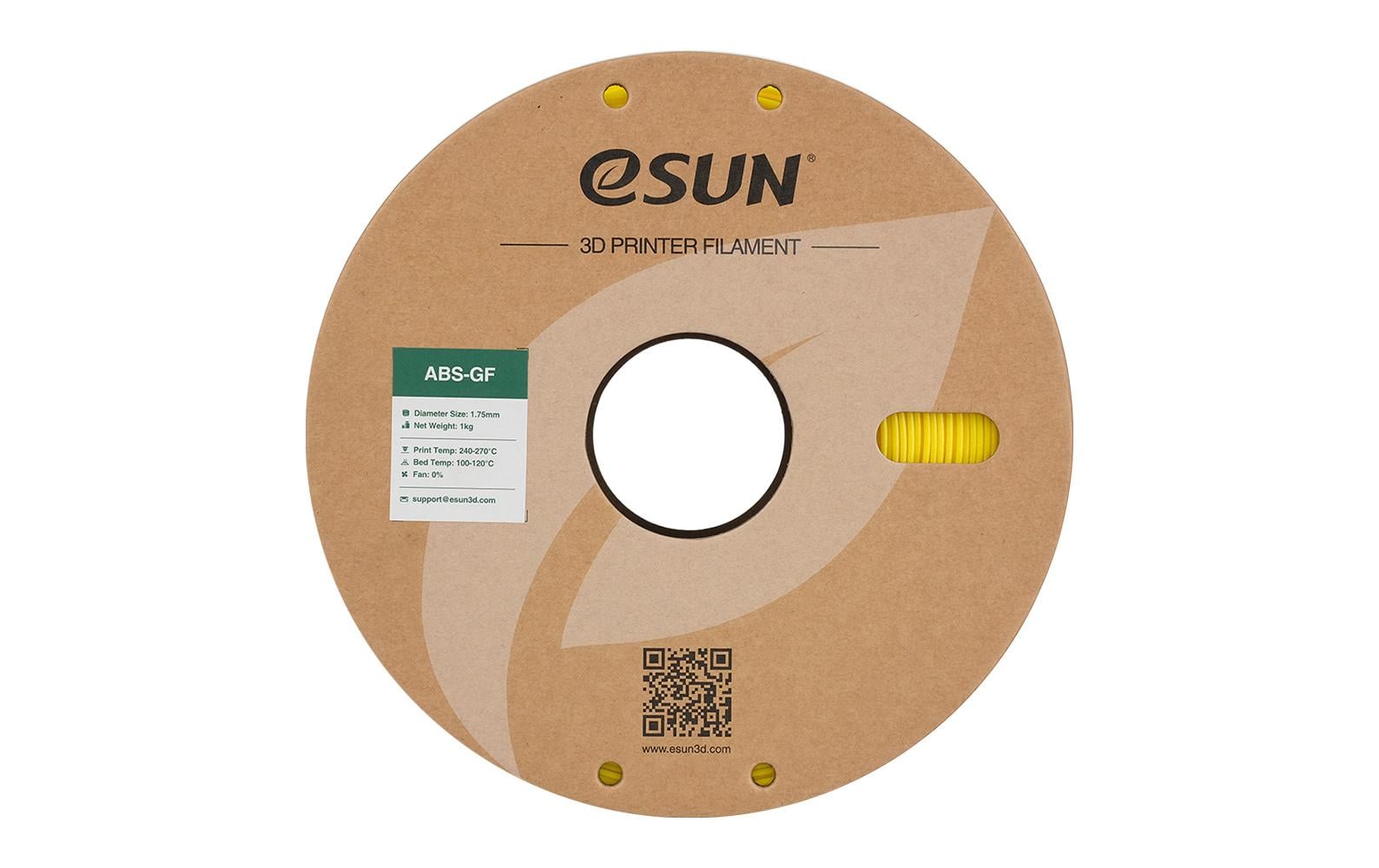 eSUN Filament ABS-GF – 1,75 mm, 1 kg – Gelb