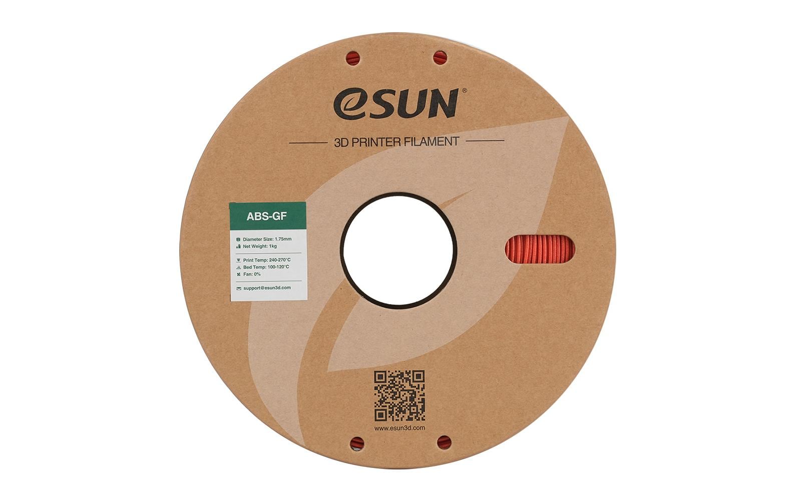 eSUN Filament ABS-GF – 1,75 mm, 1 kg – Rot