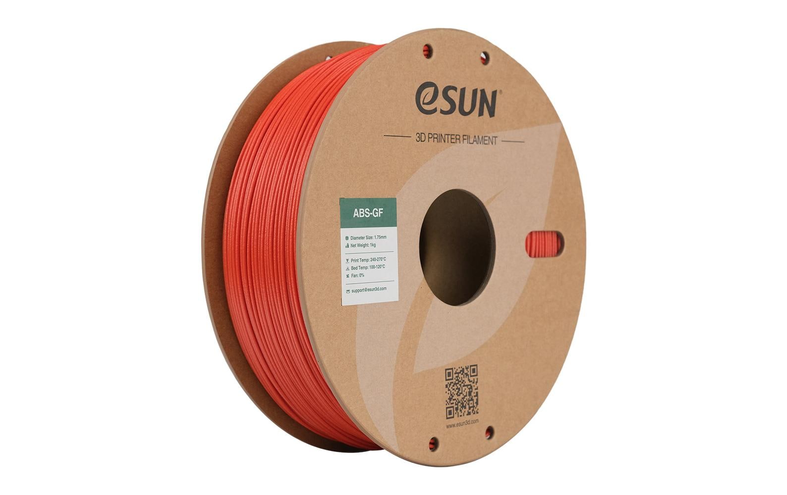 eSUN Filament ABS-GF – 1,75 mm, 1 kg – Rot