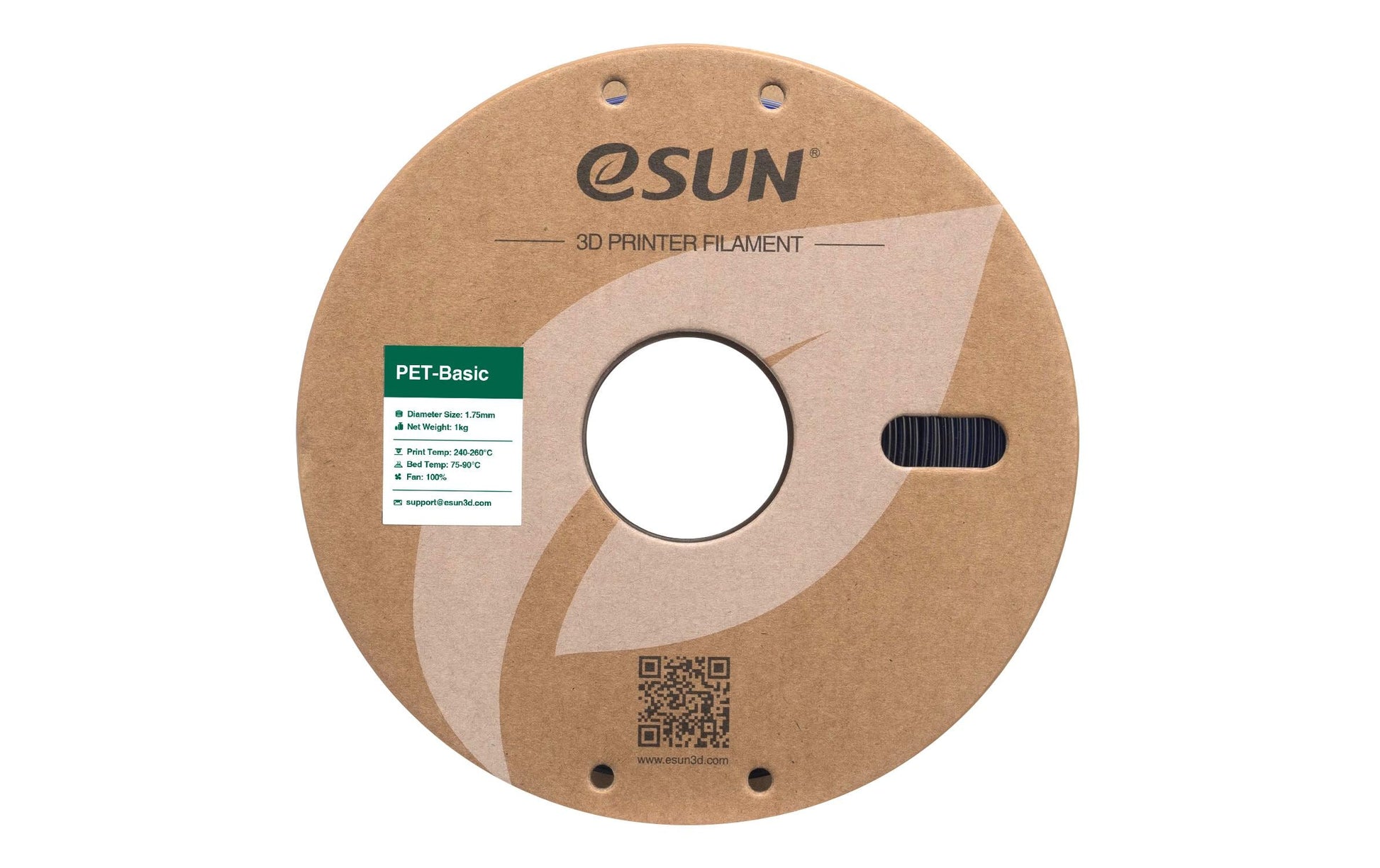 eSUN 3D-Drucker-Filament PET 1,75 mm Blau, 1 kg