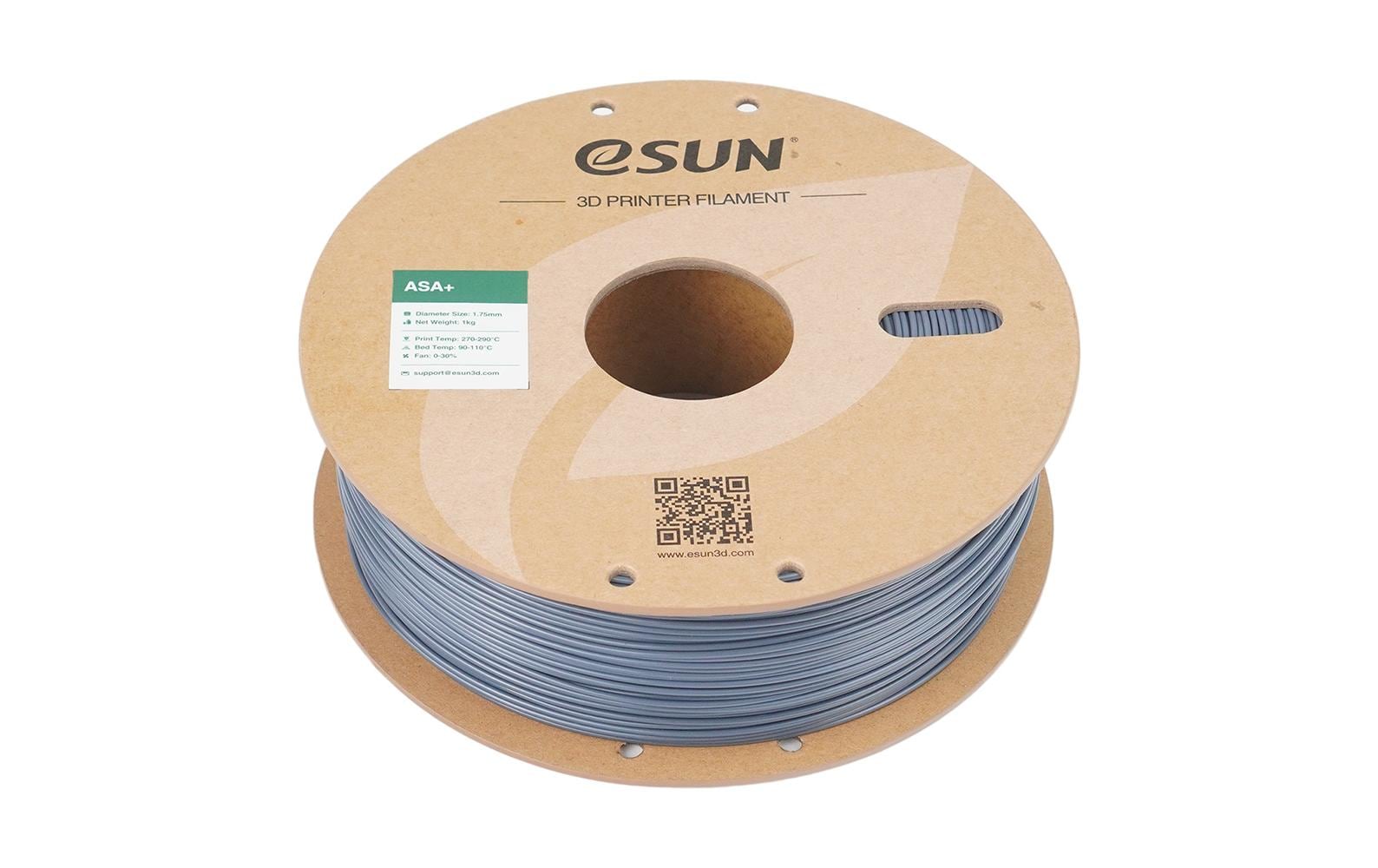 eSUN 3D-Drucker-Filament ASA+ (ASA) 1,75 mm Grau, 1 kg
