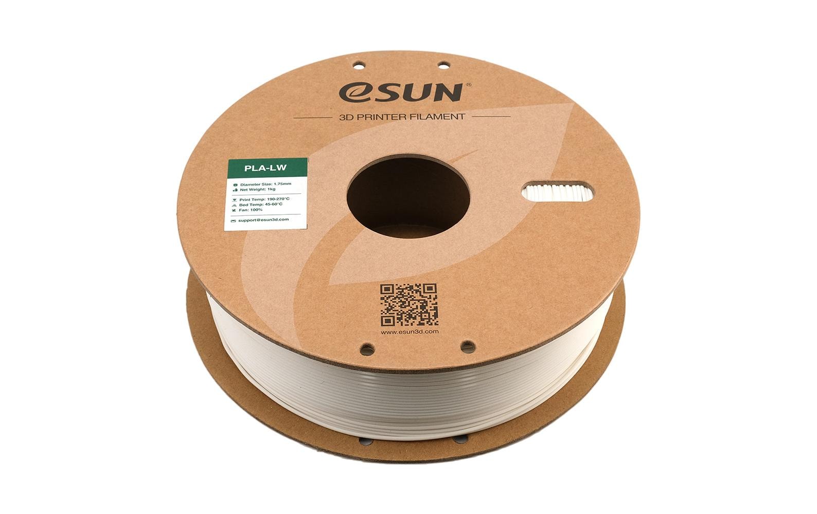 eSUN Filament PLA – 1,75 mm, 1 kg – Weiss